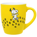 Silver Buffalo Peanuts Snoopy Fall Leaf, Wide Rim Ceramic Mug, 16oz