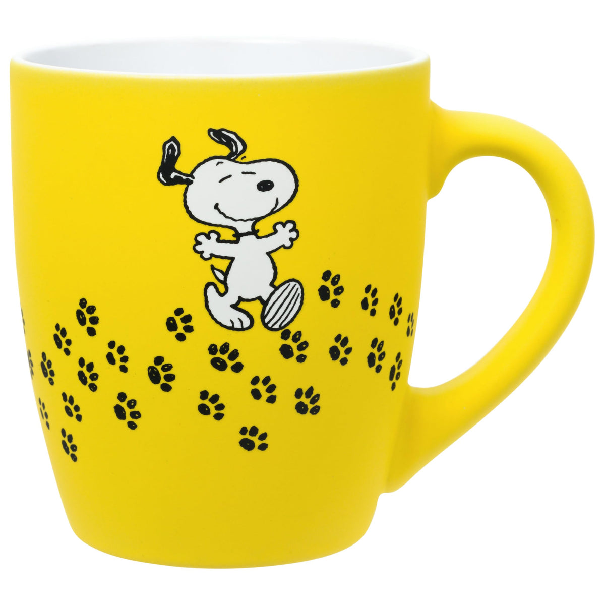 Silver Buffalo Peanuts Snoopy Fall Leaf, Wide Rim Ceramic Mug, 16oz