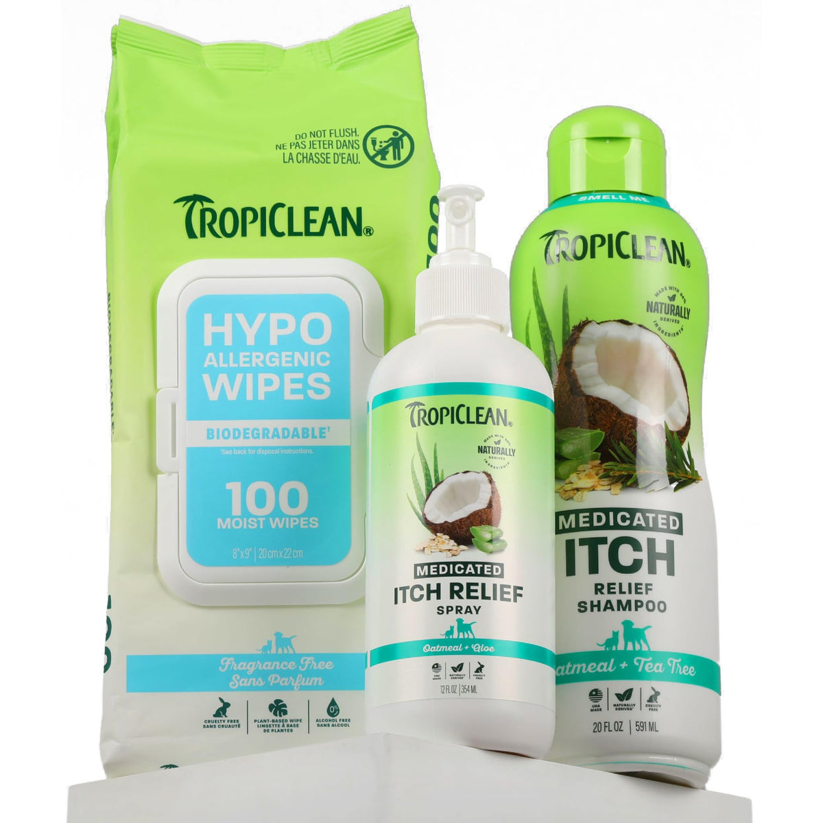 TropiClean 2-in-1 Dog Shampoo and Conditioner, Moisturizing Dog Detangler, Puppy Safe, Made in the USA, Papaya Scent, Cat & Kitten Safe, 20oz.