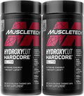 Hydroxycut Hardcore Elite - Energy & Metabolism Support for Men & Women - 270 mg Caffeine Anhydrous & 200 mg Green Coffee Extract - Rapid Release Capsules - 100 Count Each - 2 Pack