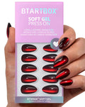 BTArtbox Press On Nails, Cream Puff, Short Almond, Ombre Off White, 32Ct | 2+ Weeks Wear, Salon-Quality Natural Nails, 10-Minute Easy Daily Application, Fast Removal, 16 Sizes, All-in-One Complete Kit