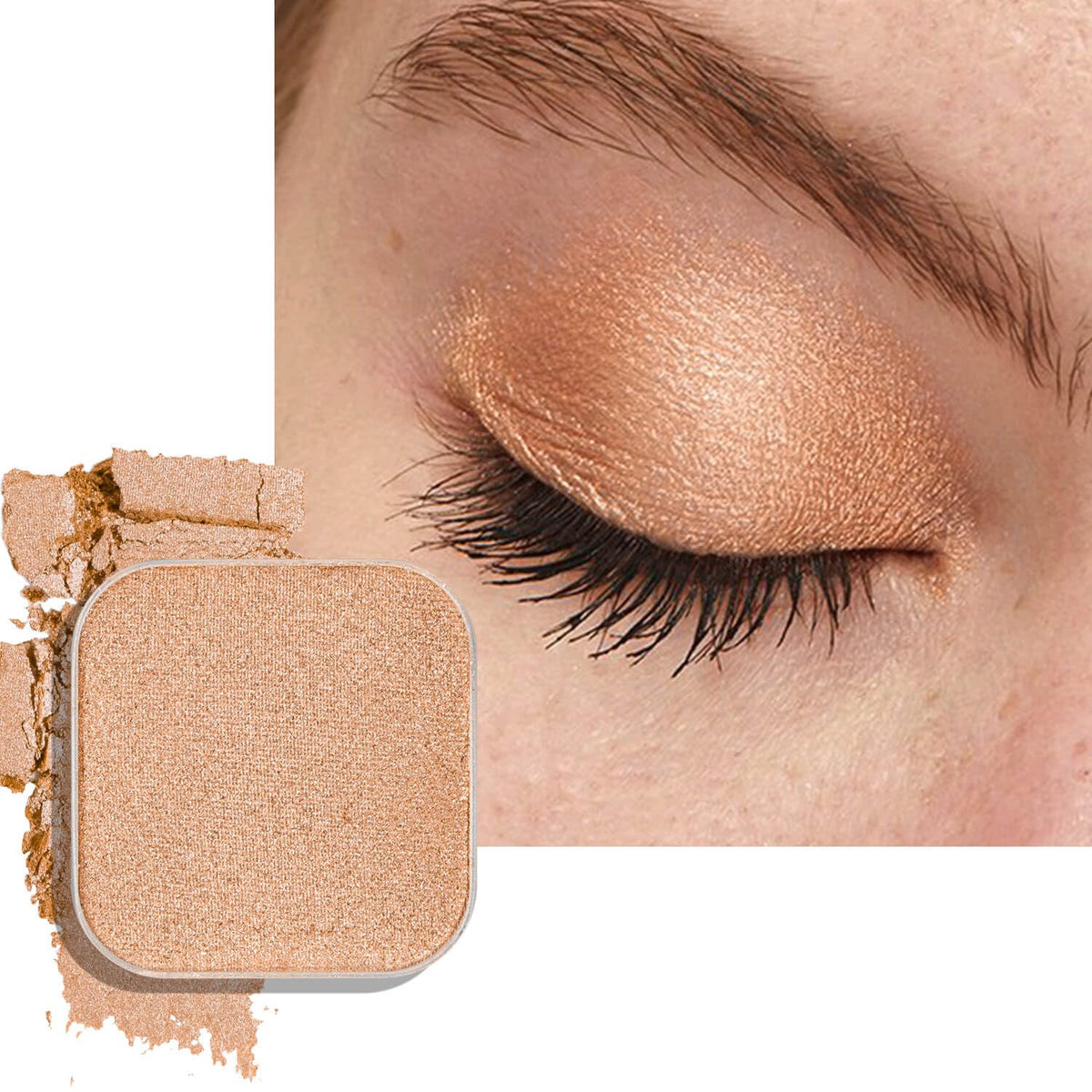 Chameleon Duochrome Eyeshadow, Mauve Taupe with Blue-Green Shift