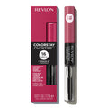 Revlon ColorStay Overtime Liquid Lipstick with Clear Lip Gloss, Long-Lasting Lip Color, Dual Ended with Moisturizing Vitamin E, 005 Infinite Raspberry, 0.07 fl oz