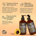 Firming Body Massage Oil with Collagen for Cellulite – 8 Fl Oz by M3