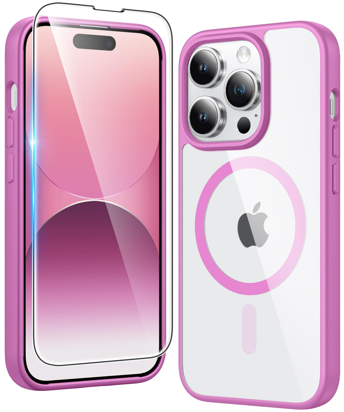 FNTCASE for iPhone 18 Pro Max Case / 17 Pro Max Clear Case Fit for Magsafe