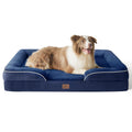 Bedsure Orthopedic Dog Bed Medium Size Dogs - Washable Small Medium Dog Cat Bed Waterproof, Comfort Cats Couch Sofa with Washable Removable Cover, Pets Bed with Nonskid Bottom, Grey, 28"
