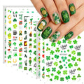 Halloween Nail Art Stickers Cute Ghost Pumpkin 3D Self-Adhesive Nail Decals Bat Cat Skull Designs Nail Decorations Halloween DIY Manicure Supplies for Women Girls&Kids 6Pcs
