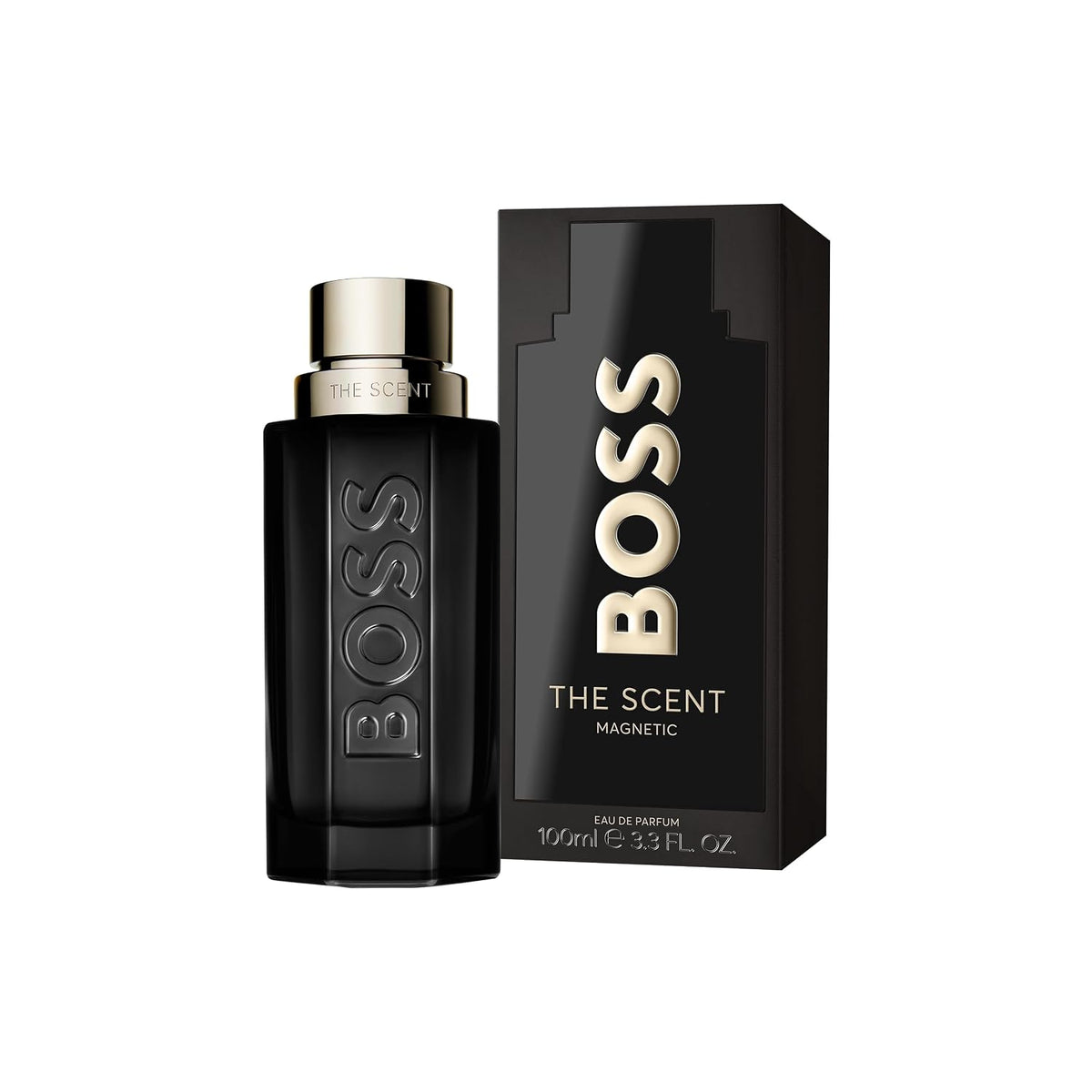 Hugo Boss The Scent Magnetic Eau de Parfum – Ambery Men's Cologne – With Notes of Maninka Fruit & Vanilla – Long Lasting Fragrance