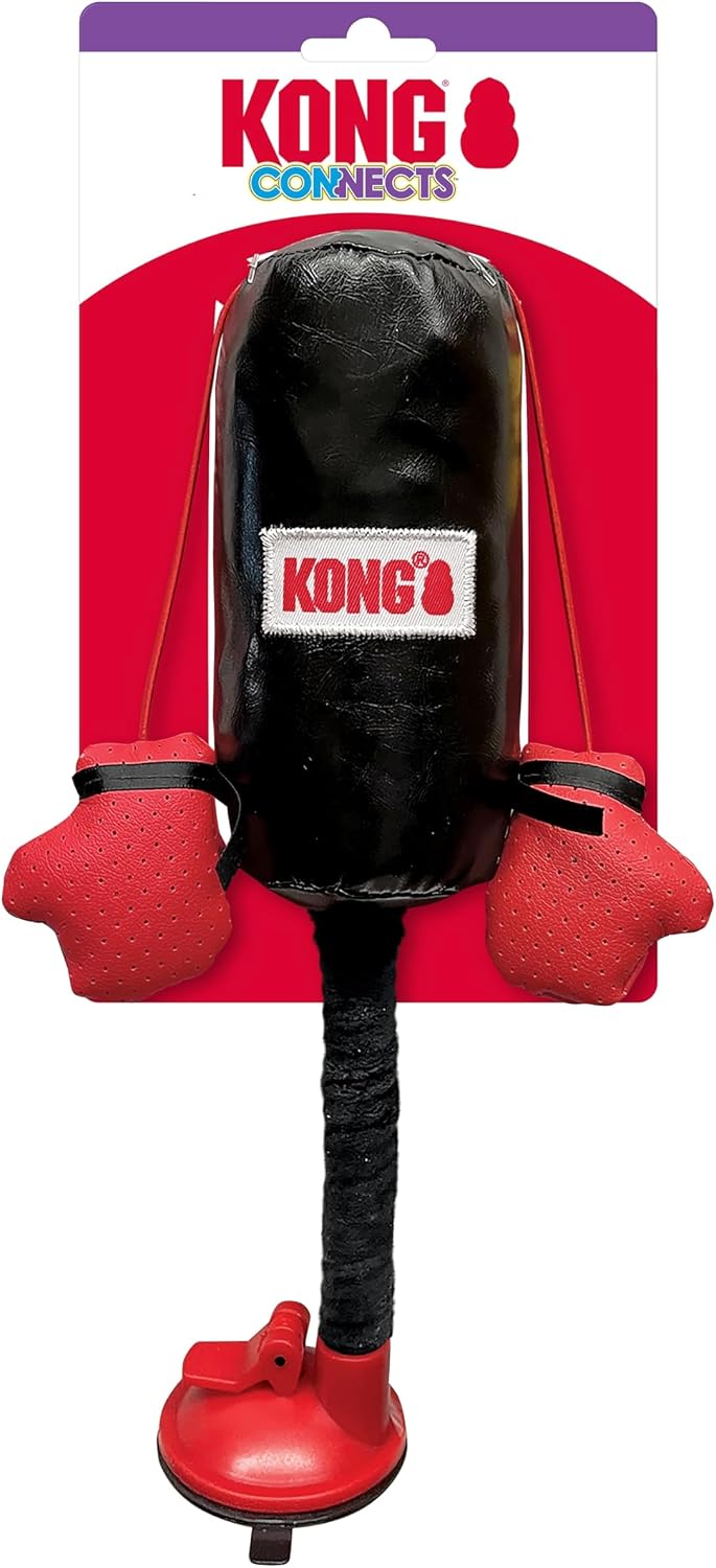 Kong Connects Punching Bag with Boxing Gloves Filled with Catnip