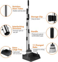 Toozey Extra Large Pooper Scooper for Large Dogs, 43.31" Long Handle | Sturdy Metal Tray & Rake | Cleaner Bag-Supported Pickup | Less Mess in Multi-Dog Yards | Fits Standard 13-Gallon Trash Bags