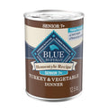 Blue Buffalo Homestyle Recipe Chicken & Vegetable Dinner Paté Natural Wet Dog Food for Senior 7+ Dogs, Made with Natural Ingredients, Vitamins & Minerals, 12.5-oz. Can (12 Count)