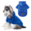 2 Pack Dog Hoodie Warm Hood Dog Sweater Cold Weather Small Dogs Sweatshirt Comfort Pet Clothes for Small Medium Dogs with Pockets Cats Chihuahua Clothes for Male Female Girl Boy Sporty Daily Wear