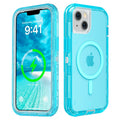 Follaroma Magnetic for iPhone 16 Plus Case, Heavy Duty Phone Cases, Clear