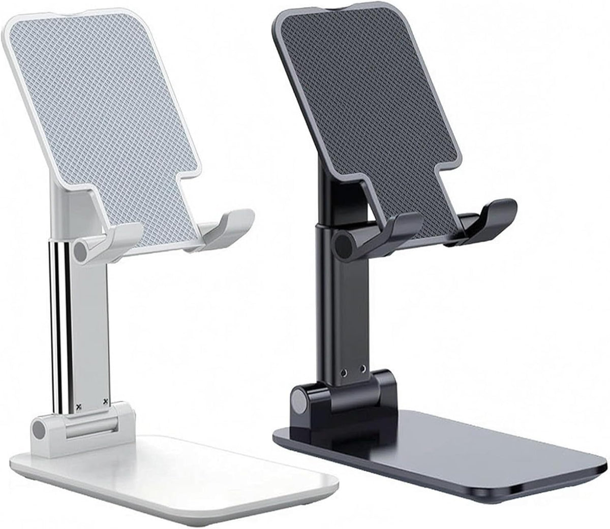 Meetuo 2 Pcs Cell Phone Stand for Desk Adjustable Desktop Phone Holder