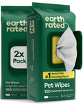 Earth Rated Dog Eye Wipes, Unscented, Removes Dirt & Discharge, 70ct | Vet-Developed, Hypoallergenic Pet Wipes for Dogs & Cats to Remove Dirt & Discharge, Fragrance Free