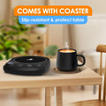 Coffee Mug Warmer-Fastest Heating & Highest Temperature, Coffee Cup Warmer for Desk Auto Shut Off, 4 Temp Settings & 1-12H Timer, Smart Electric Mug & Candle Warmer for Coffee, Tea (Black)