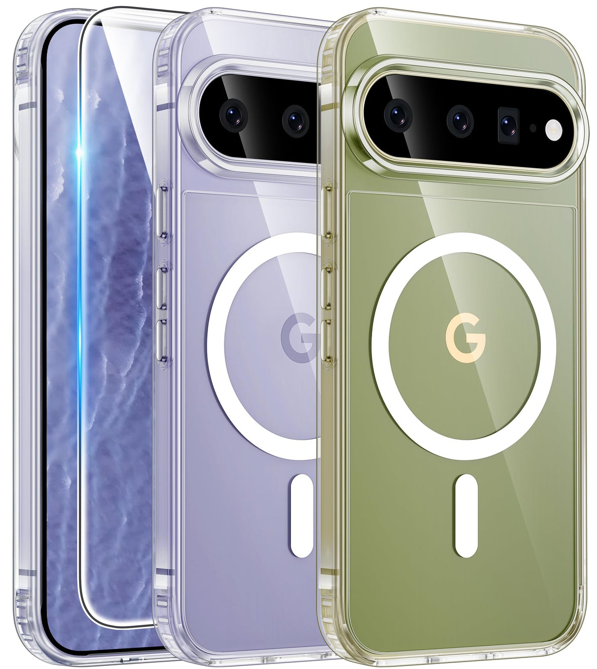 FNTCASE for iPhone 18 Pro Max Case / 17 Pro Max Clear Case Fit for Magsafe