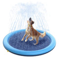 Peteast Dog Pool, Anti-Slip Splash Pad for Dogs, 67 in, Blue
