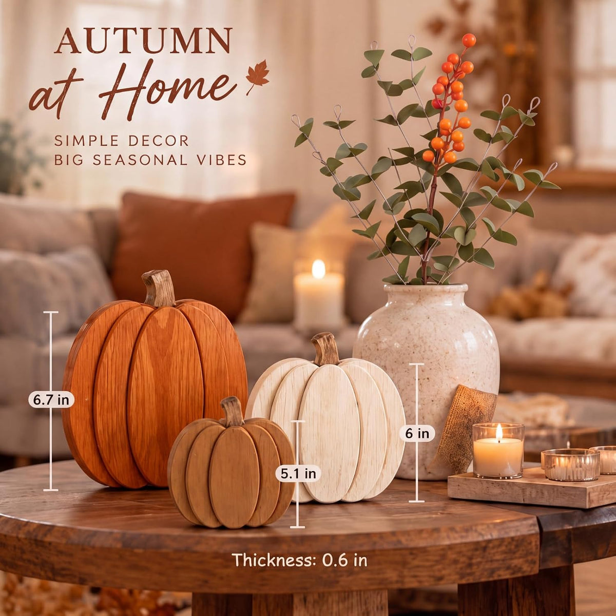 Remagr 8 Pcs Fall Gift Basket for Women Autumn Thanksgiving Gift Stuffers