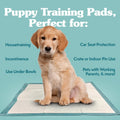 Simple Solution Large Pee Pads for Dogs, Puppy Potty Training, Leak Proof Dog Pads, Pet Pee Pad, Disposable Puppy Pad, Large 23"x24", 100 Count