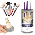 Electric Makeup Brush Cleaner - Portable Compact Design for Travel Home Use - Professional Makeup Brush Cleaning Machine - Automatic Makeup Brush Cleaner (Extra Large)