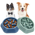 UPSKY Slow Feeder Dog Bowl Anti-Chocking Slower Feeding Pet Puzzle Bowls, Interactive Bloat Stop Dog Food Dishes Non-Slide Dogs Lick Treat for Small Medium