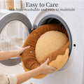 Donut Cat Bed, 21in Calming Small Dog Bed, Washable