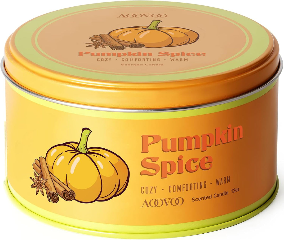 AOOVOO Pumpkin Spice Candle - 12oz Fall Candles for Home Scented Decor