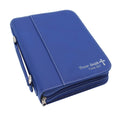 Personalized Bible Cover Holder Case with Carrying Handle for Men and Women (Rawhide with Gold)