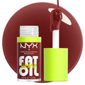NYX PROFESSIONAL MAKEUP Fat Oil Lip Drip, Moisturizing Lip Oil Gloss, Vegan Tinted Formula, Up to 12 HR Hydration - Follow Back (Shimmering Warm Nude)