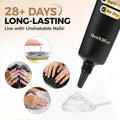 UNA GELLA Nail Glue Strong Gel No U V, 15g*2pcs Nail Glue for Press Ons No Lamp Needed, Quick Dry Semi Solid Nail G LUE, Super Strong Gel glue for Nails Long Lasting Extension DIY Kit