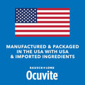 Ocuvite 50+ Eye Vitamin & Mineral Supplement, Multivitamin for Vision & Ocular Health with Omega-3, Zinc, Vitamins C & E, Lutein & Zeaxanthin, Zinc Supplements for Women and Men, 90 Softgels