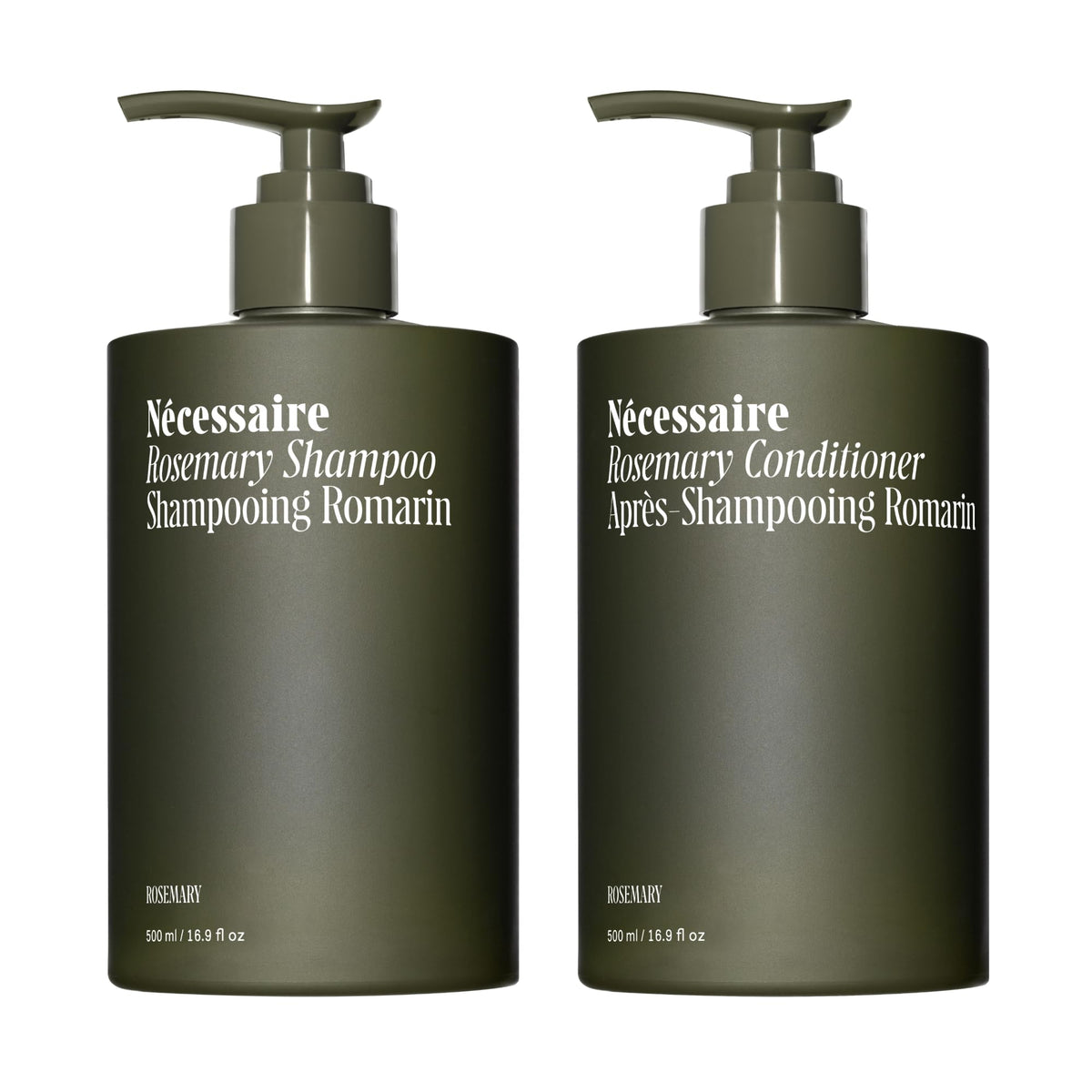 Rosemary Hair Duo. Rosemary Shampoo and Conditioner Set. Multi-Protein | For Women & Men. Sulfate-Free, Color-Safe Formula. 2 x 250ml / 8.4 fl oz.