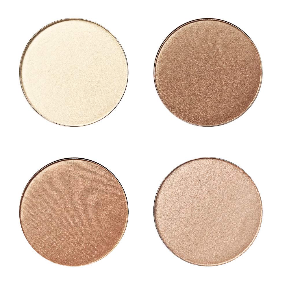 Glow Kit 4 Color Illuminator Love Light Highlighter & Bronzer Shimmer Face Matte Palette