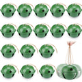 Zhengmy 16 Pcs Large Christmas Jingle Star Bell Xmas Ornament, Gold