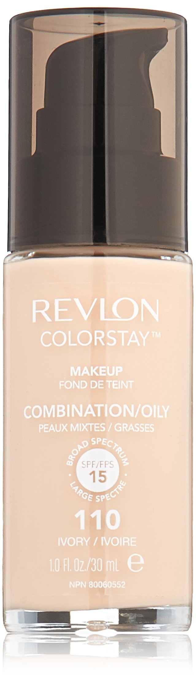 Revlon Liquid Foundation, ColorStay Face Makeup for Combination & Oily Skin, SPF 15, Medium-Full Coverage with Matte Finish, 360 Golden Caramel, 1 Fl Oz