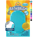 Bodhi Dog Shampoo Brush - Pet Grooming & Bath Supplies for Dogs and Cats - Bath Brush for Long & Short Hair - Premium Scrubber for Shower, Showerhead, Sprayer & Bathing (One Pack, Blue)
