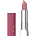 Maybelline Color Sensational Lipstick, Lip Makeup, Matte Finish, Hydrating Lipstick, Nude, Pink, Red, Plum Lip Color, Divine Wine, 1 Count