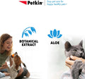 Petkin Kitty Eye Wipes, 40 Moist Wipes - Gentle Eye Cleaning Wipes Remove Dirt, Discharge, & Tear Stains - Safe, Convenient, Easy to Use Pet Wipes for Cats & Kittens - Ideal for Home or Travel