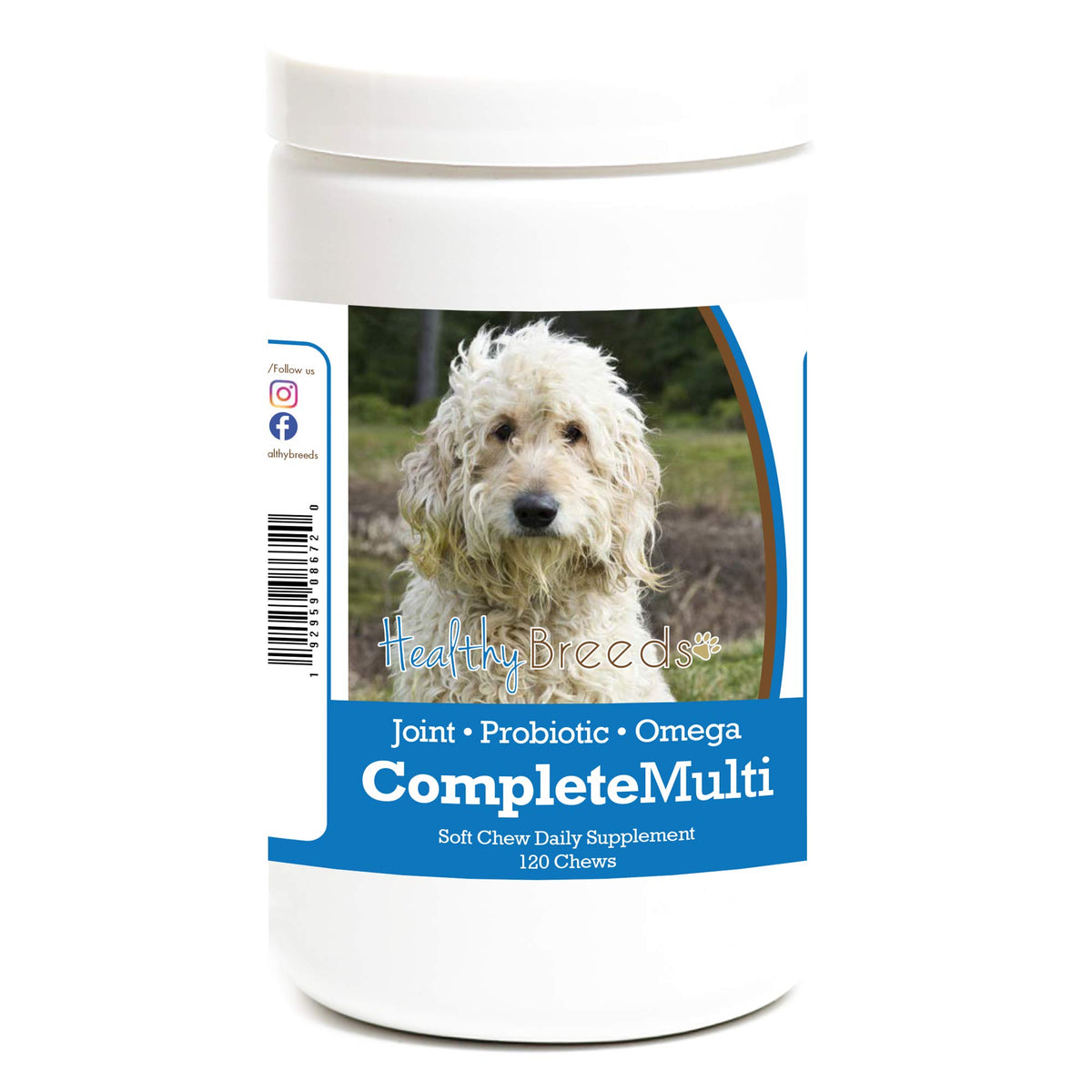 Healthy Breeds French Bulldog All in One Multivitamin Soft Chew 120 Count