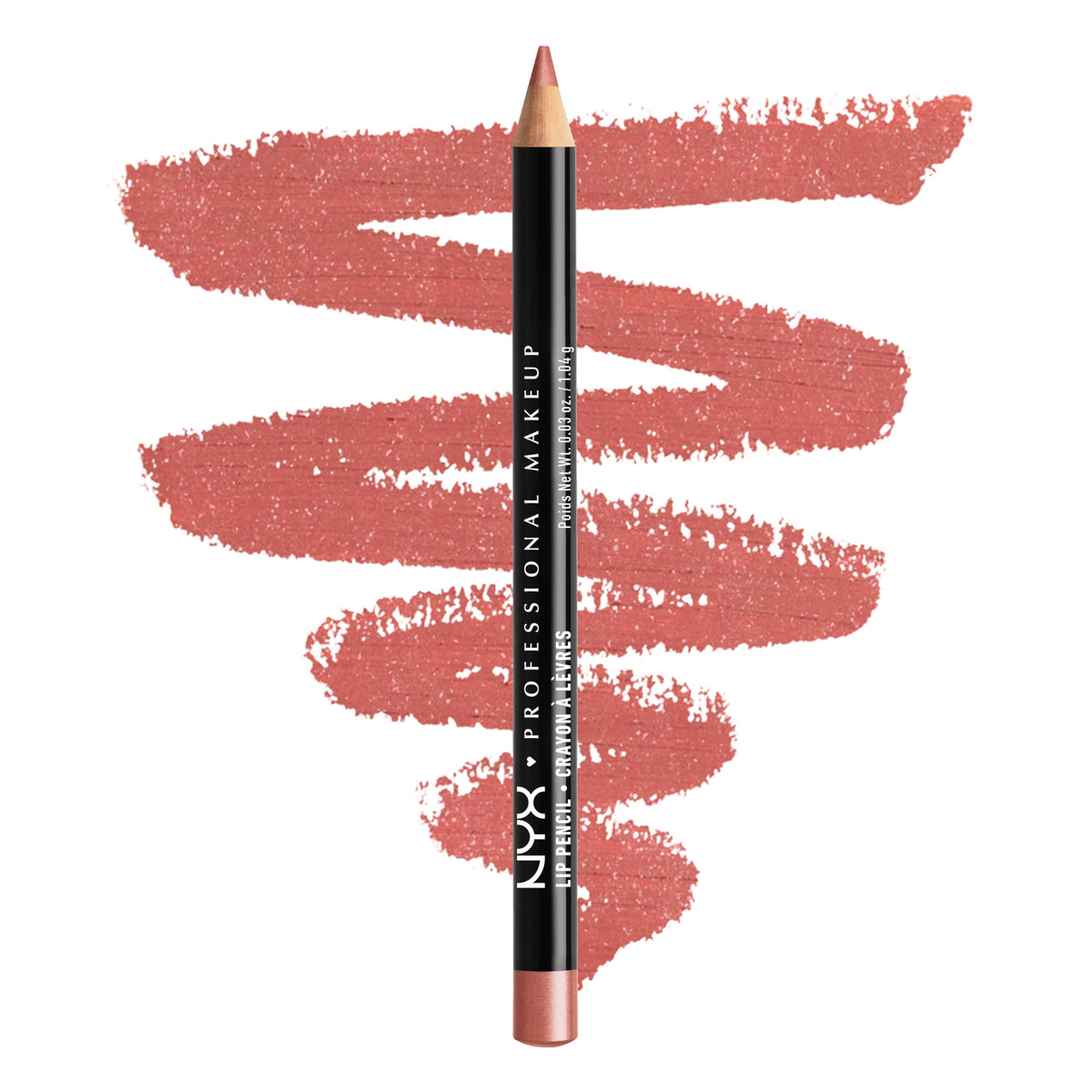 NYX PROFESSIONAL MAKEUP Slim Lip Pencil, Long-Lasting Creamy Lip Liner - Espresso