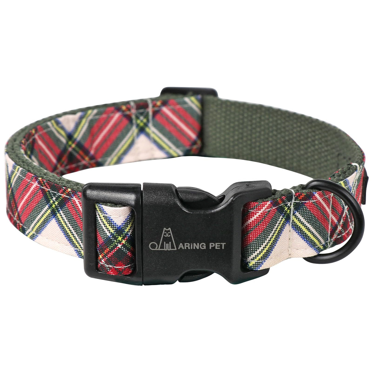 ARING PET Fall Dog Collar-Cotton Maple Leaves Dog Collar for Small Dogs, Adjustable Lightweight Dog Collars with Quick Release Buckle for Small Medium Large Dogs
