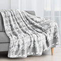 Christmas Dog Tree Blanket Soft Cozy Lightweight Xmas Throw Blanket for Couch Sofa Bed Living Room Home Decor for Boys Girls Kids Adults Gift 50x60 inch