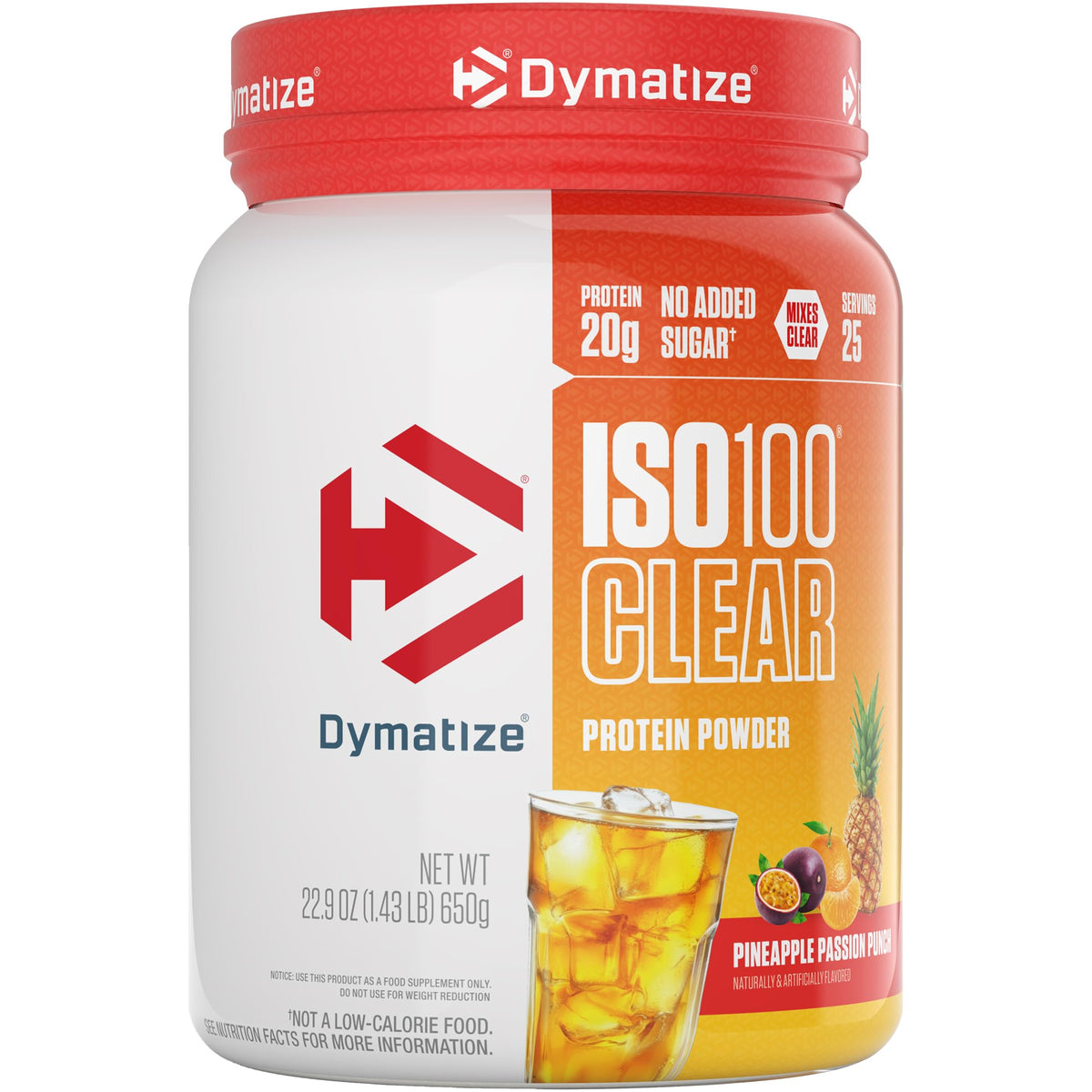Dymatize ISO 100 Whey Protein Powder with 25g of Hydrolyzed 100% Whey Isolate, Vanilla 5 Pound, Package may vary