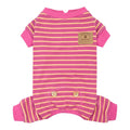 KYEESE Striped Dog Pajamas for Medium Large Dog Stretchy Onesie Daily Wear