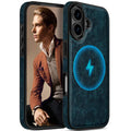 LOHASIC for iPhone 17 Leather Case, Magnetic Phone Case 6.3", Vintage Brown