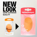 Real Techniques Miracle Complexion Sponge, 2 Pack, For Applying Liquid & Cream Foundation, Skin Tint & Concealer, Makeup Blending Sponge, Natural Finish, Latex-Free & Cruelty-Free