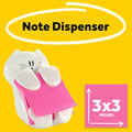 Post-it Note Dispenser, White Cat Design, 1 Dispenser, 1 Pad, 45 Sheets