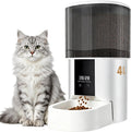 Automatic Cat Feeder, 4L/17 Cups Timed Dispenser for Cats & Dogs | Programmable 1-6 Meals & 1-12 Portions Daily, Anti-Jam Design, Dual Power Supply & Lock-Fresh Technology