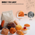 Nocciola Squeaky Bread Stuffed Dog Toys Pack - Puppy Toys with Grocery Bag to Keep Them Busy, Small Dog Toys for Boredom, Durable Snuffle Dog Toys for Small Medium Breeds Pet Gift